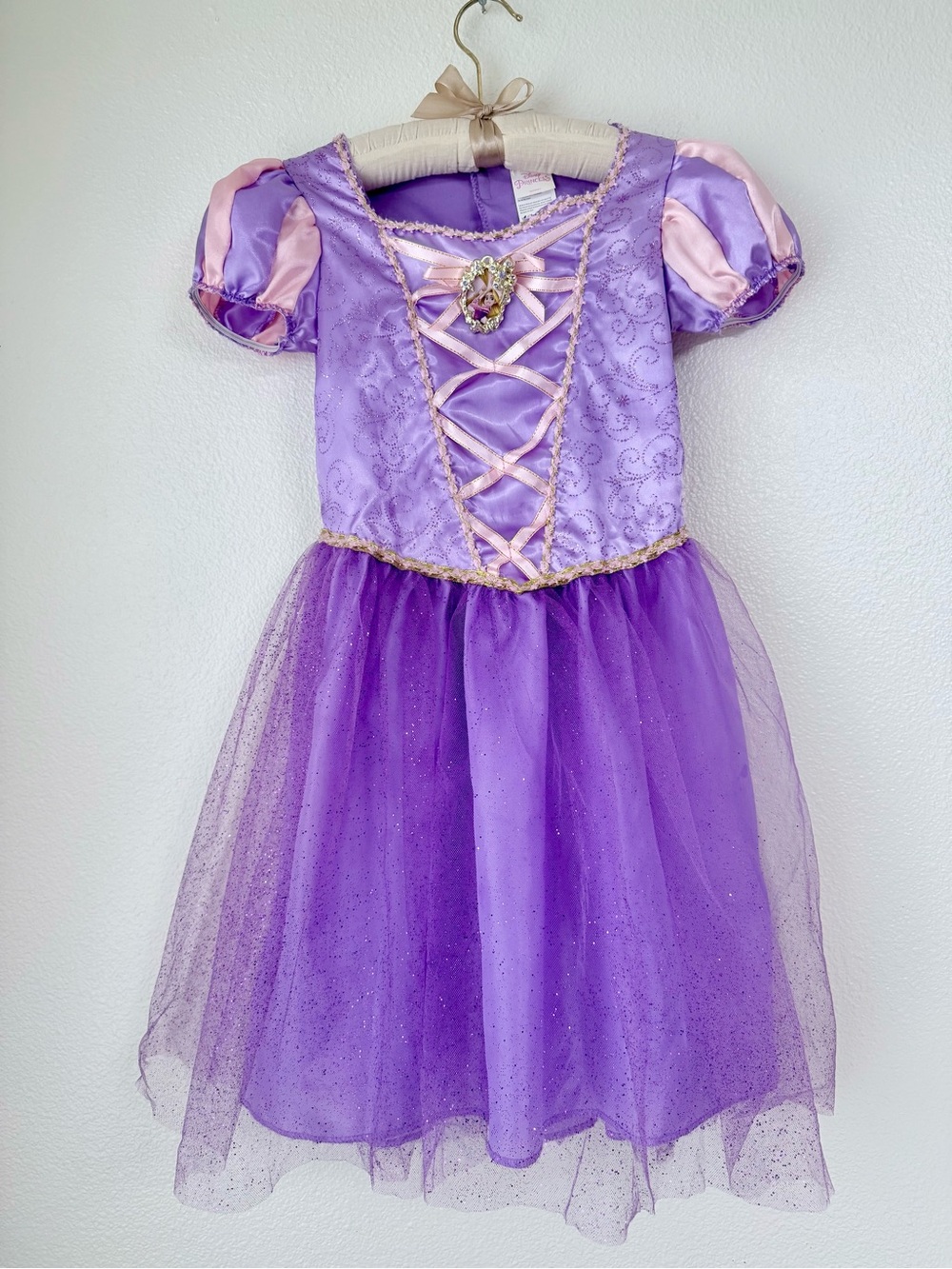 Disney Princess Rapunzel Dress Costume Girls Size M (8-10) Purple Tangled Dress